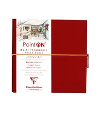 Dagaanbieding Clairefontaine Paint on mix media book – blanc 250gr 19×19