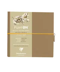 Hete Deal Clairefontaine Paint on book – naturel 250gr 19×19