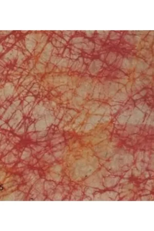Olino Loktapapier met batik-spinrag design rood groot vel Beperkte Voorraad