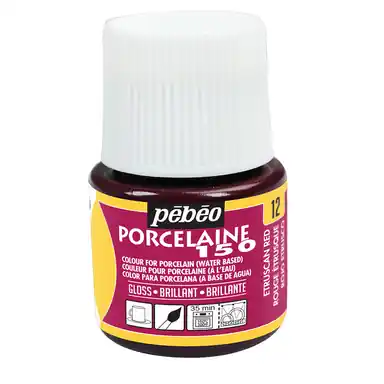 Pebeo porcelaine 150 – 12 Etruscian red Alleen Vandaag