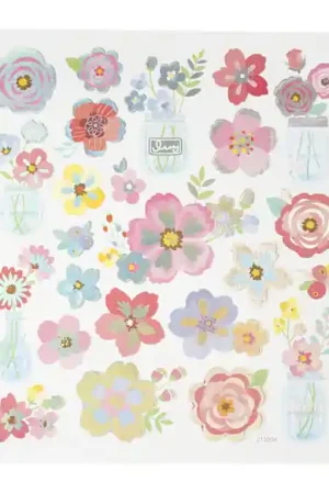 Merkproduct CCHobby stickers – lentebloemen