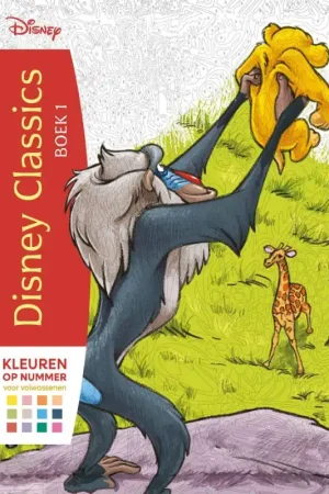 Superprijs Disney Classics boek 1 – Kleuren op nummer voor volwassenen