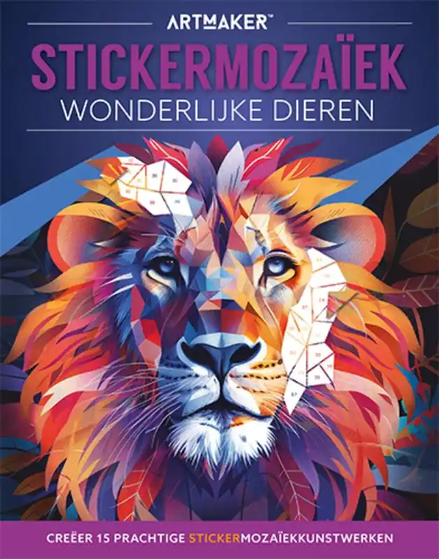 Hoge Kwaliteit Stickermozaïek – Wonderlijke dieren