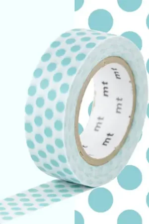 Washitape Ikigai – serie blauw – dot soda Express Levering