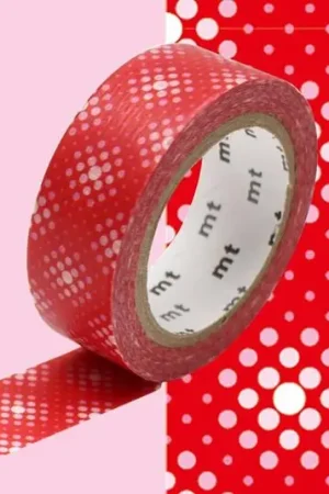 Washitape Ikigai – serie rood – fade dot Seizoensaanbieding