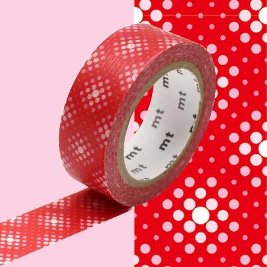 Washitape Ikigai – serie rood – fade dot Seizoensaanbieding