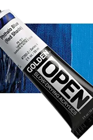 Golden open acryl 60ml – S4 – 7260 phthalo blue (red shade) Rechtstreeks Van De Fabrikant