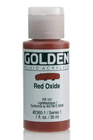 Rechtstreeks Van De Fabrikant Golden fluid acrylics 30ml – S1 – 2360 red oxide