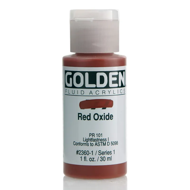 Rechtstreeks Van De Fabrikant Golden fluid acrylics 30ml – S1 – 2360 red oxide