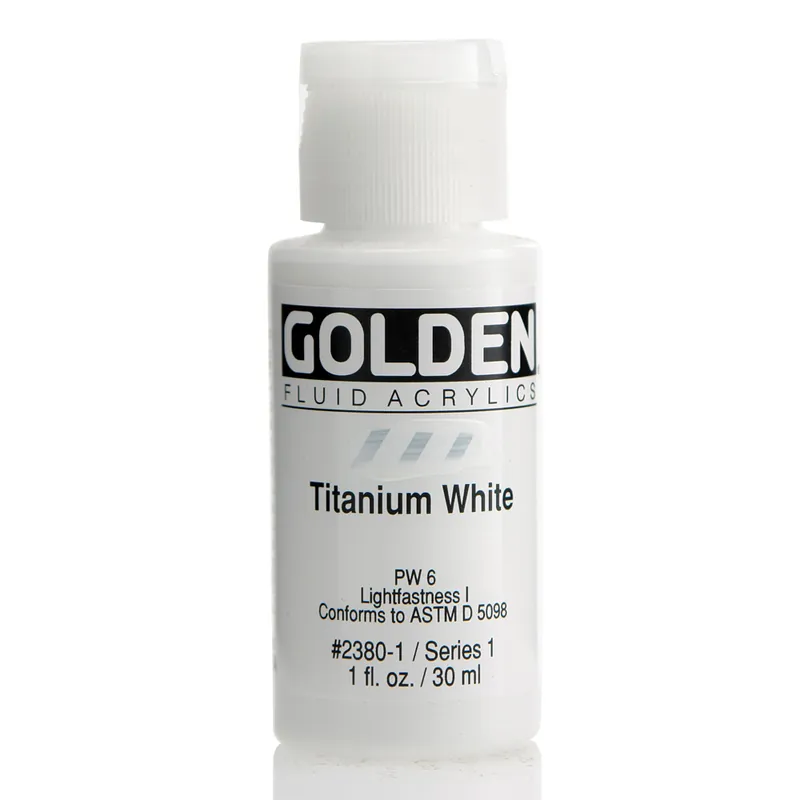 Betaalbaar Golden fluid acrylics 30ml – S1 – 2380 titanium white
