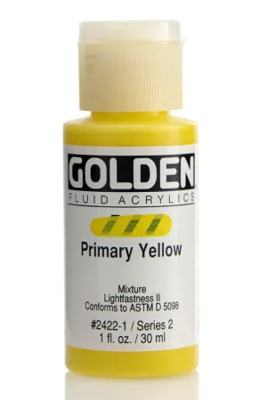 Direct Beschikbaar Golden fluid acrylics 30ml – S2 – 2422 primary yellow