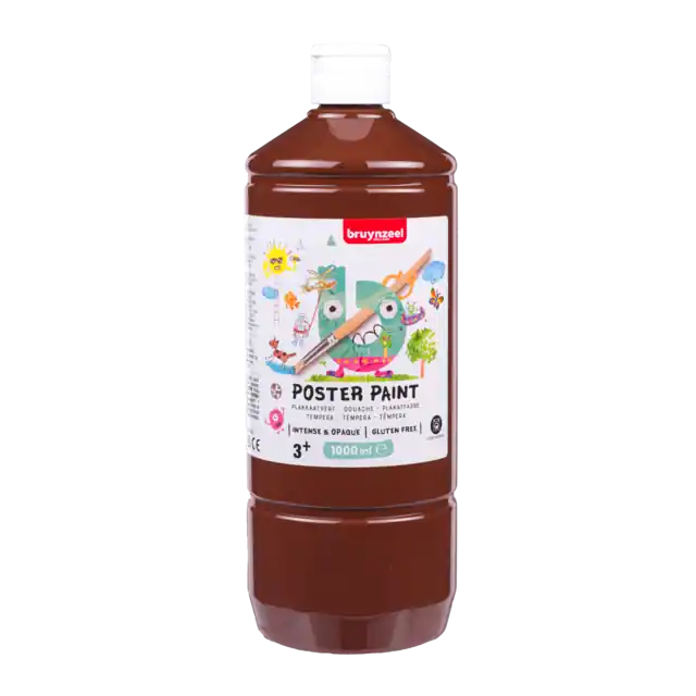 Bruynzeel plakkaatverf 1000ml – 400 bruin Speciale Aanbieding