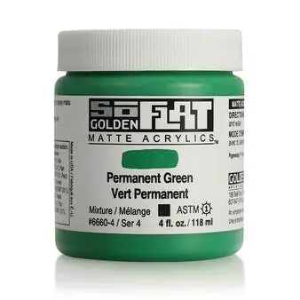 Dagaanbieding Golden so flat matte acrylics 118ml – S4 – 6660 permanent green