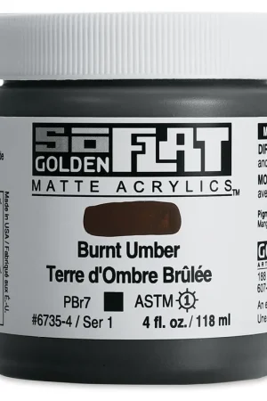 Fabrieksprijs Golden so flat matte acrylics 118ml – S1 – 6735 burnt umber