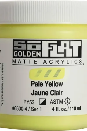 Golden so flat matte acrylics 118ml – S1 – 6500 Pale Yellow Gratis Verzending