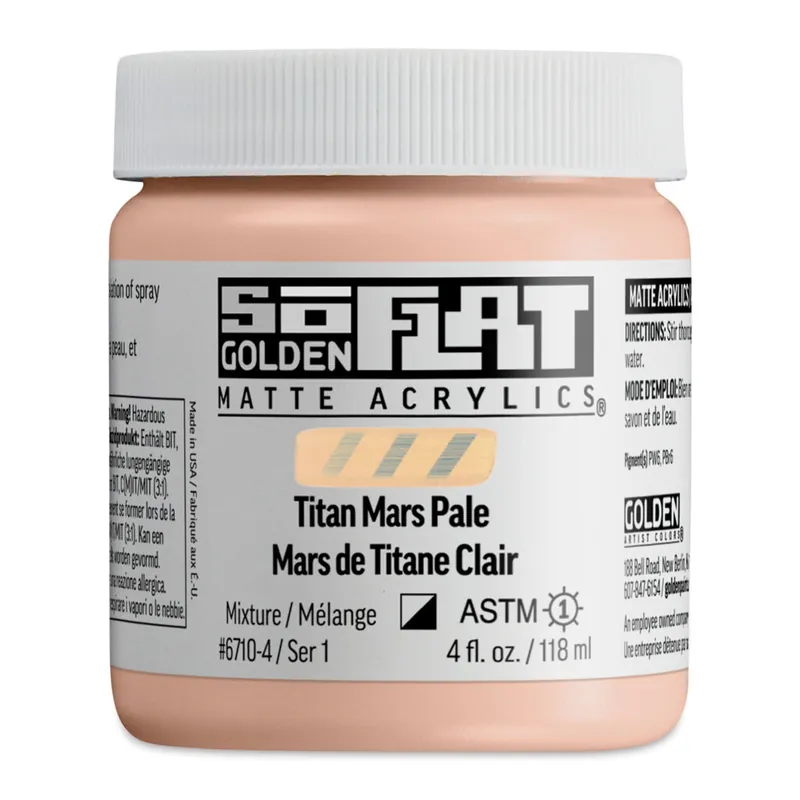 Actieprijs Golden so flat matte acrylics 118ml – S1 – 6710 Titan Mars Pale