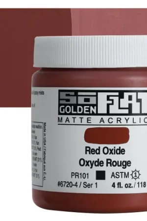 Meest Verkocht Golden so flat matte acrylics 118ml – S1 – 6720 Red Oxide
