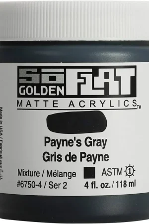 Golden so flat matte acrylics 118ml – S2 – 6750 Payne's Gray Laatste Kans