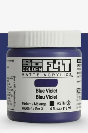 Seizoensaanbieding Golden so flat matte acrylics 118ml – S3 – 6605 blue violet