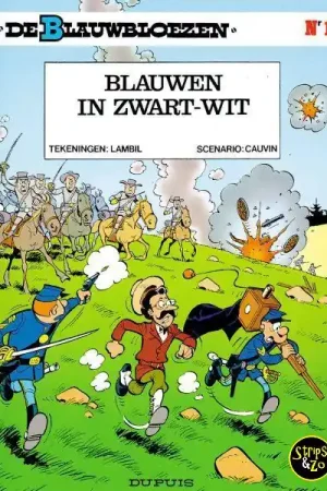 Blauwbloezen 11 – Blauwen in zwart-wit Aanbieding
