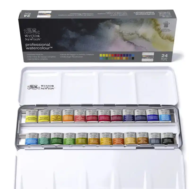 Winsor & Newton PWC – blik 24 1/2 napjes Fabrieksprijs