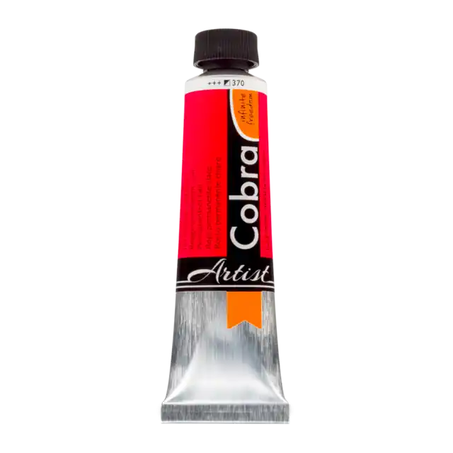 Cobra artist 40ml S3 – 370 permanent rood licht Uitverkoop
