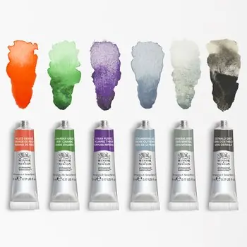 Op = Op Winsor & Newton PWC – set 6 x 5ml tubes revival collection
