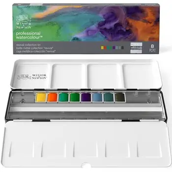 Winsor & Newton PWC – set 8 x 1/2 napje revival collection Bestseller