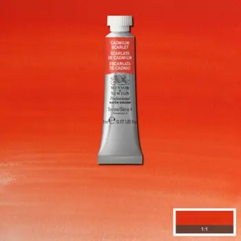 Tijdelijk Beschikbaar Winsor & Newton PWC 5ml S4 – 106 cadmium scarlet