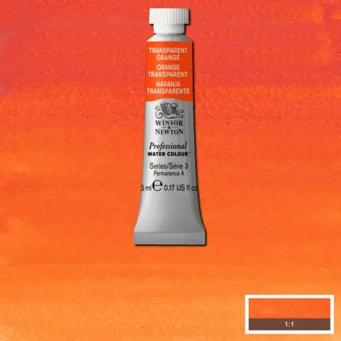 Winsor & Newton PWC 5ml S3 650 transparant orange Betrouwbaar