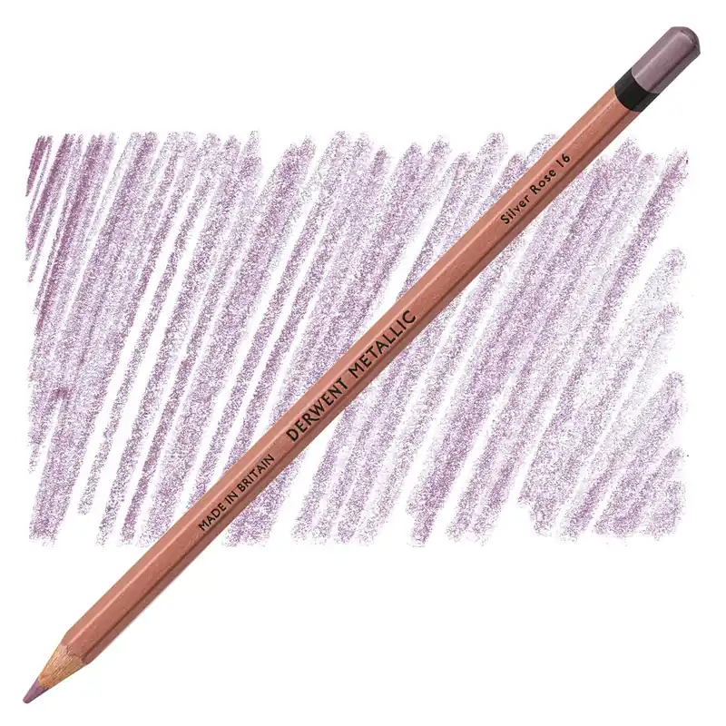 Populair Derwent Metallic – 16 Silver Rose