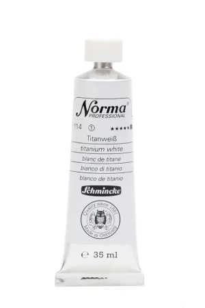 Schmincke Norma olieverf 35ml – 140 titanium white Direct Verzonden
