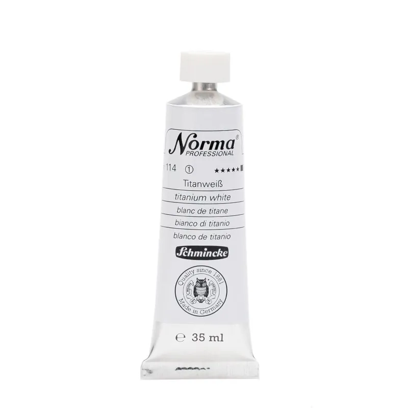 Schmincke Norma olieverf 35ml – 140 titanium white Direct Verzonden