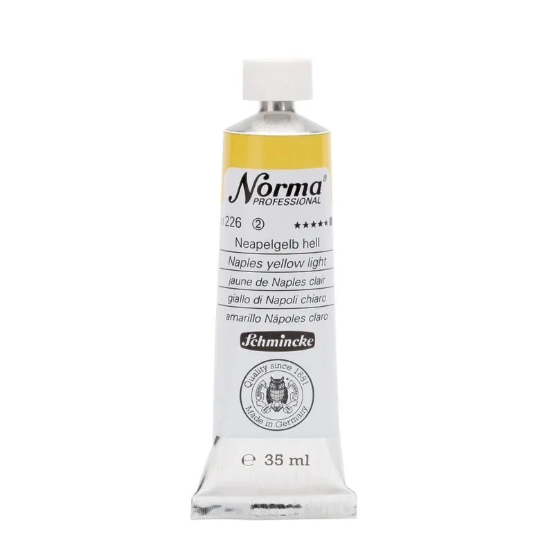 Express Levering Schmincke Norma olieverf 35ml – 226 naples yellow light