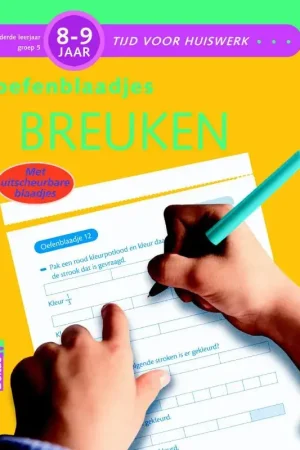 Oefenblaadjes breuken (8-9 j.) Exclusieve Aanbieding