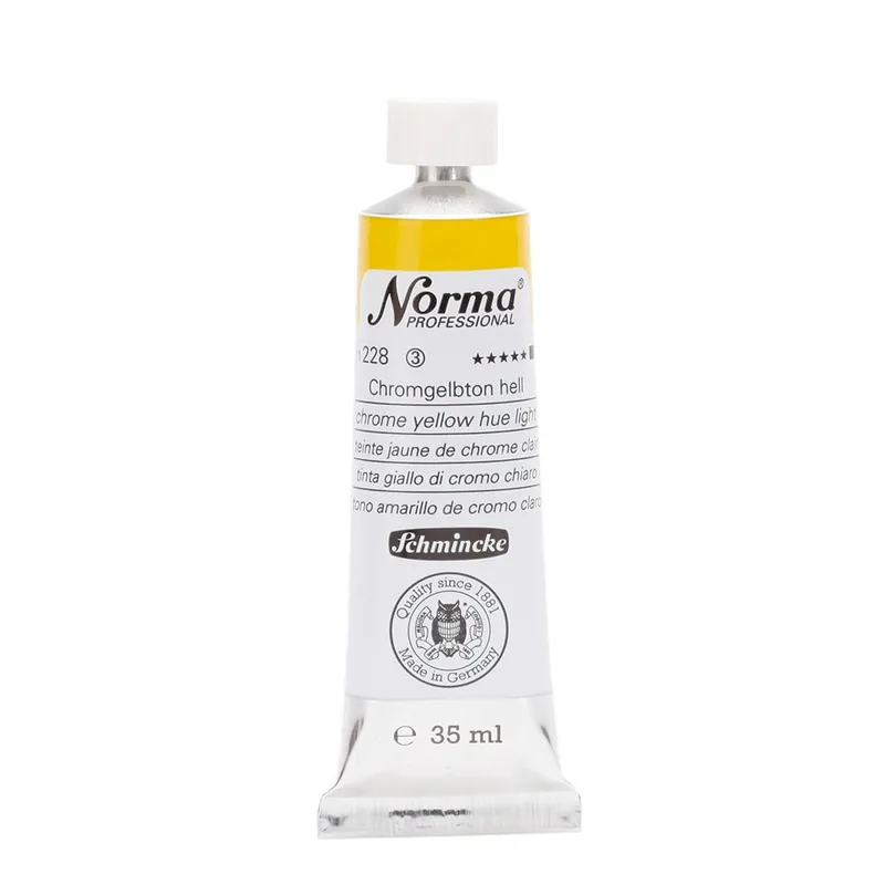 Betrouwbaar Schmincke Norma olieverf 35ml – 228 chrome yellow hue light