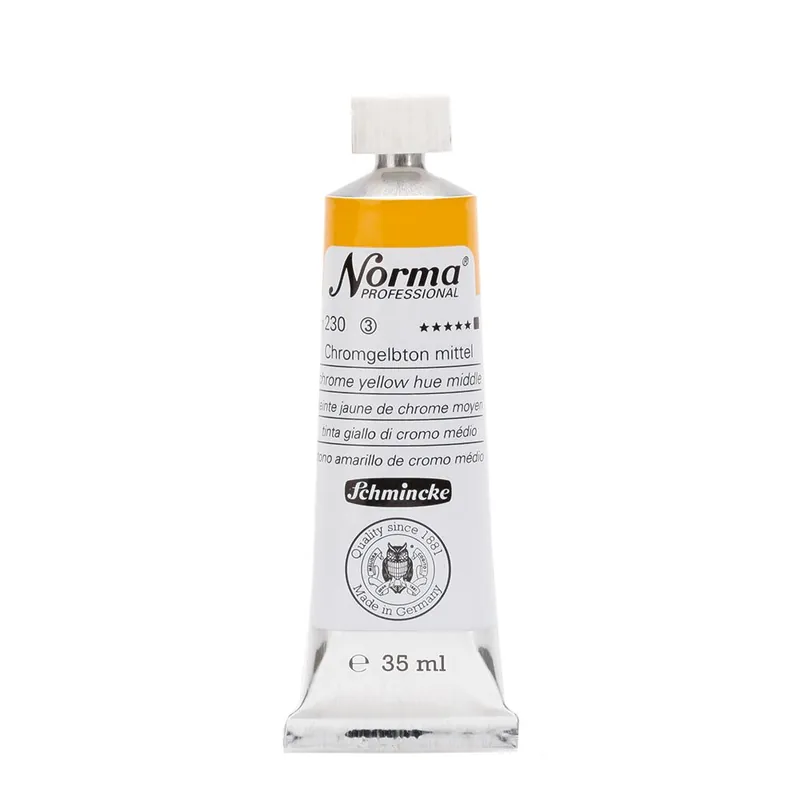 Schmincke Norma olieverf 35ml – 230 chrome yellow hue medium Superprijs