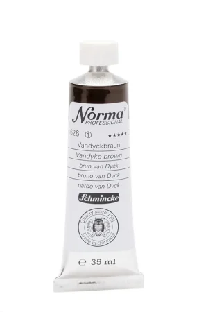 Schmincke Norma olieverf 35ml – 626 vandyke brown Premium