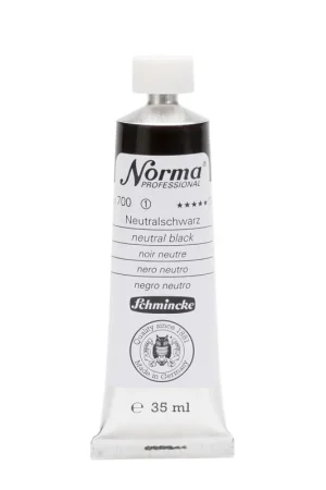 Schmincke Norma olieverf 35ml – 700 neutral black Populair