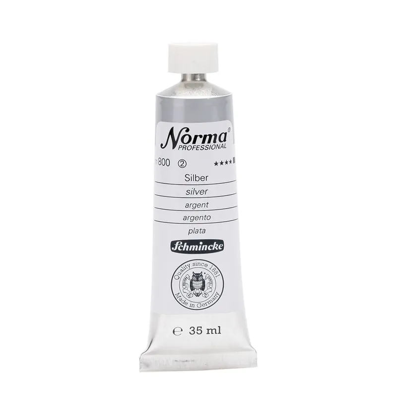 Superprijs Schmincke Norma olieverf 35ml – 800 silver
