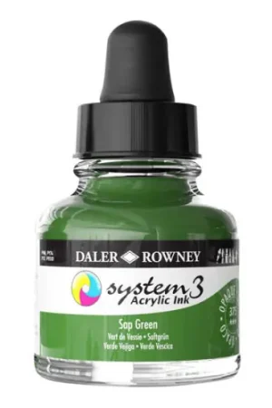 Betrouwbaar DalerRowney System3 acrylic ink 375 Sap green, 29,5ml