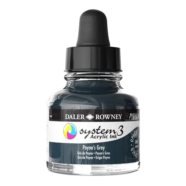 Must-Have DalerRowney System3 acrylic ink 065 Payne's grey, 29,5ml