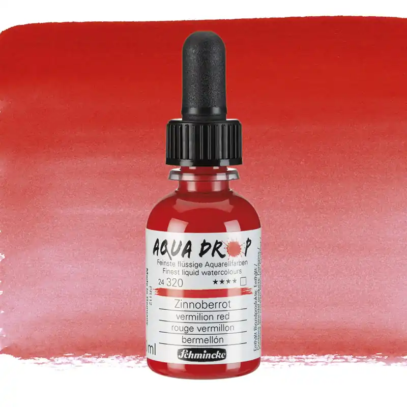 Bestel Nu Schmincke aquadrop 30ml – 320 vermilion red