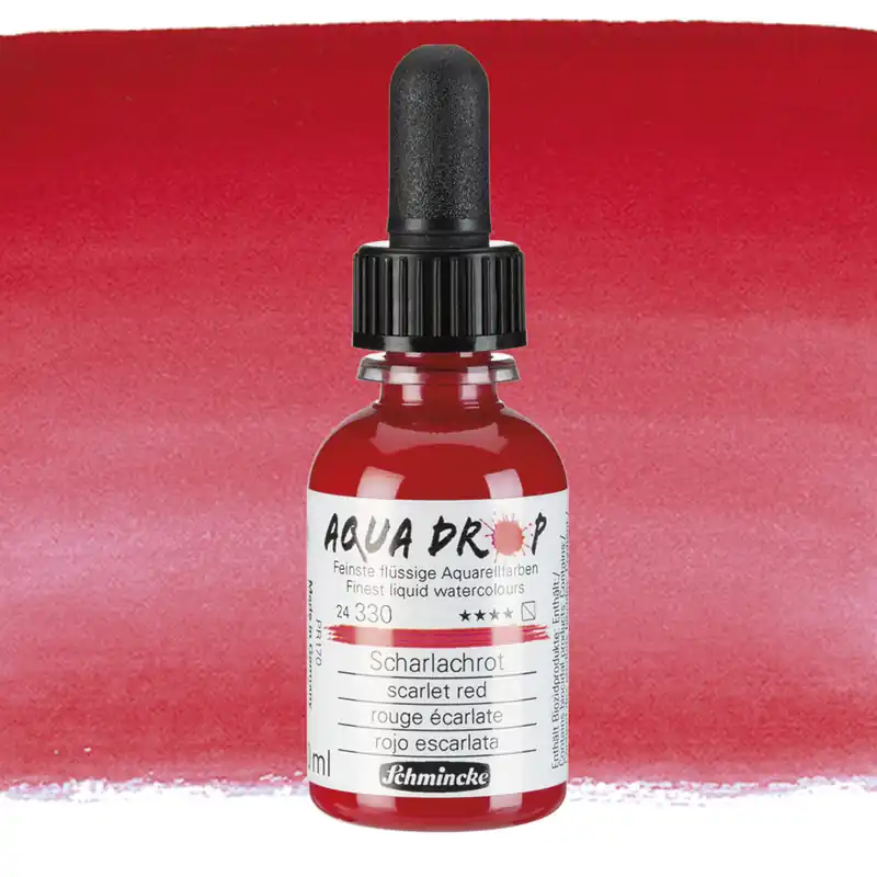 Schmincke aquadrop 30ml – 330 scarlet red Koopje