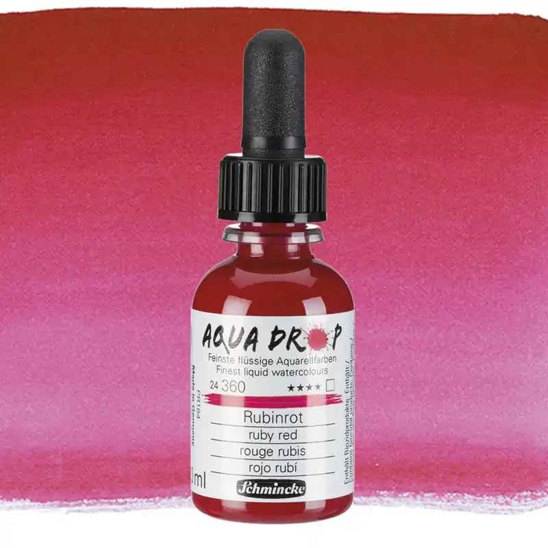 Alleen Vandaag Schmincke aquadrop 30ml – 360 ruby red