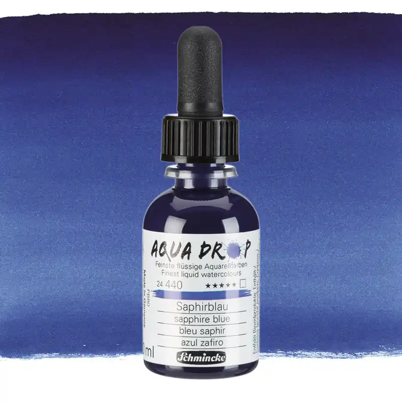 Schmincke aquadrop 30ml – 440 sapphire blue Gereduceerde Prijs