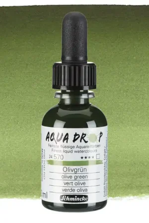 Hoge Kwaliteit Schmincke aquadrop 30ml – 570 olive green
