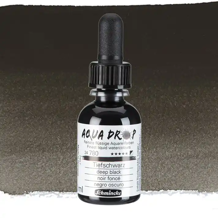 Schmincke aquadrop 30ml – 780 deep black Koop Online