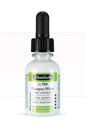 Tijdelijk Beschikbaar Schmincke aquadrop 30ml – 750 Opaque White
