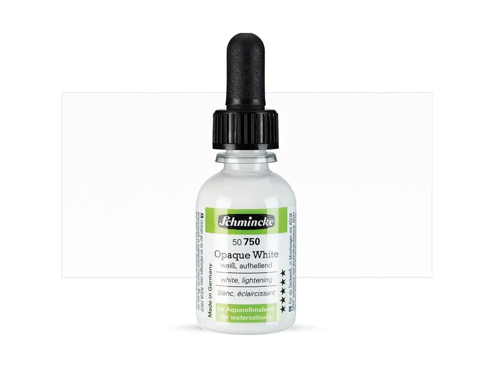 Tijdelijk Beschikbaar Schmincke aquadrop 30ml – 750 Opaque White